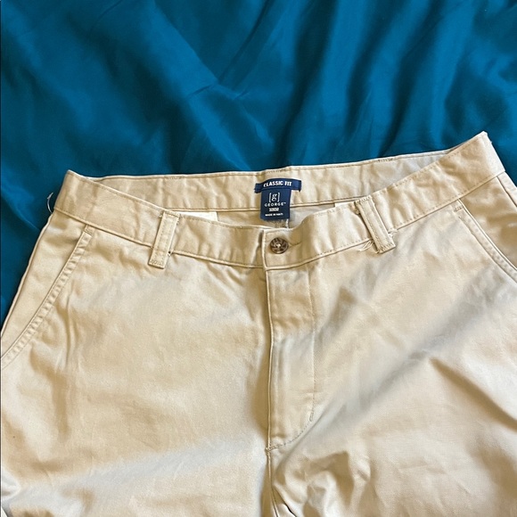 George Men's Classic Fit Tan Chinos - Picture 11 of 11